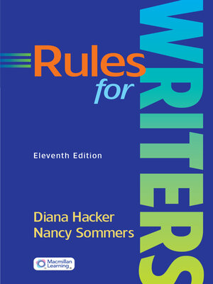 cover image of Rules for Writers